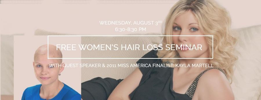 Kayla Martell, Miss America Finalist, Shares Her Hair Loss Experience At Free Women&amp;#039;s Hair Loss Seminar Sponsored by Images International